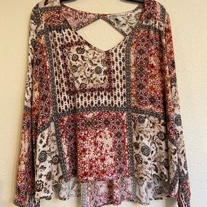 Beautiful Boho Patterned Blouse